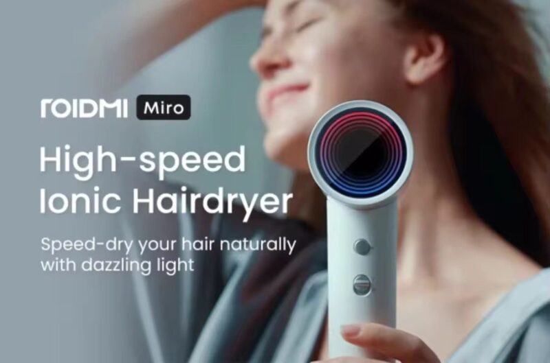 Roidmi Miro High-Speed Ionic Hair Dryer [67m/s Rapid Air Flow | Smart Temperature Control | 21 Million Negative Ions] - Image 4